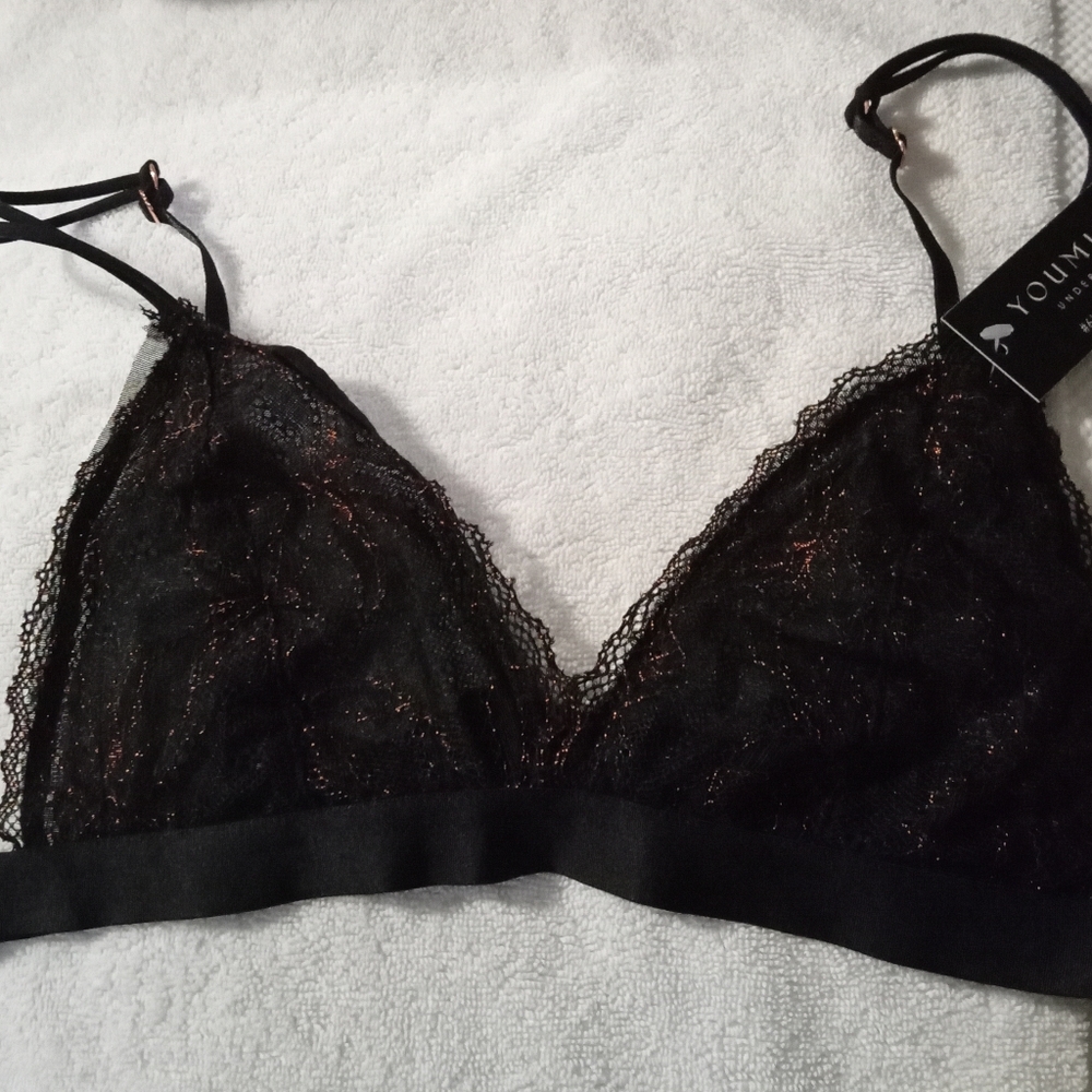 Youmita Bralette, black, size M